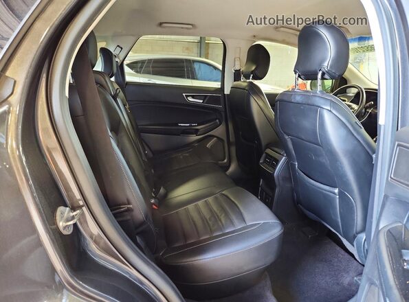 2FMPK4J98GBC25235 2016 FORD EDGE Charcoal უკანა სალონის ხედი