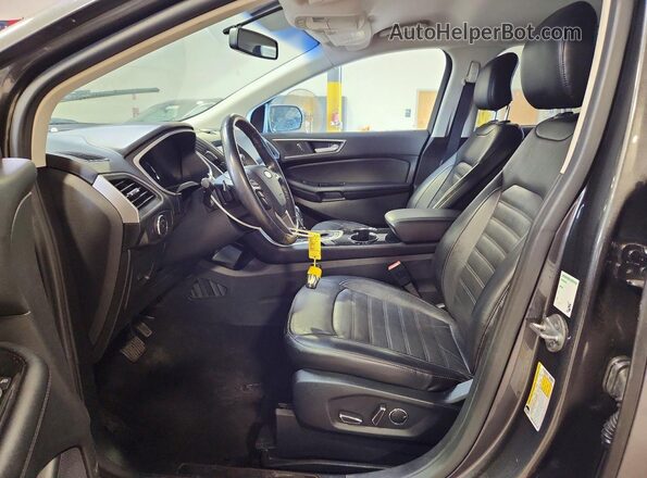2FMPK4J98GBC25235 2016 FORD EDGE Charcoal წინა სალონის ხედი