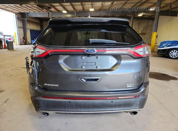 2FMPK4J98GBC25235 2016 FORD EDGE Charcoal უკანა ხედი
