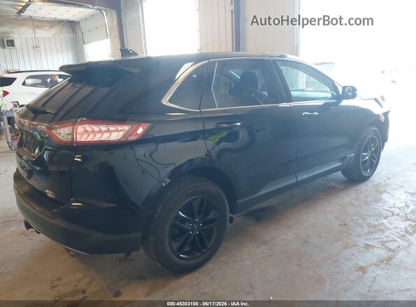 2FMPK4J98GBC58235 2016 FORD EDGE Black Trasero derecho