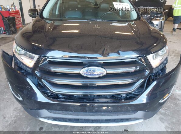 2FMPK4J98GBC58235 2016 FORD EDGE Black Vista del cuadro de instrumentos