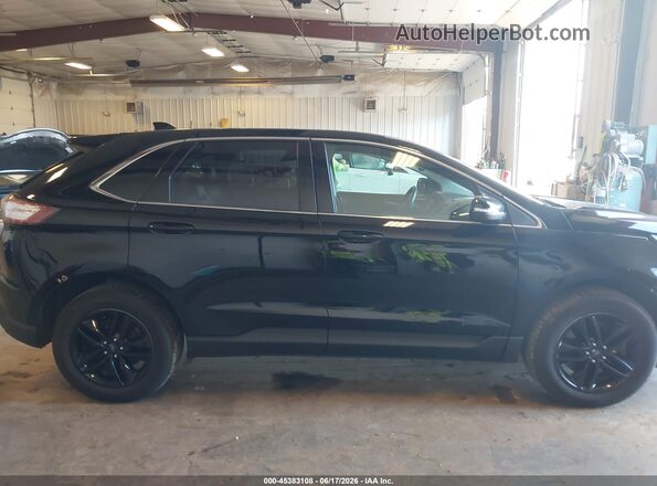 2FMPK4J98GBC58235 2016 FORD EDGE Black Vista interior trasera