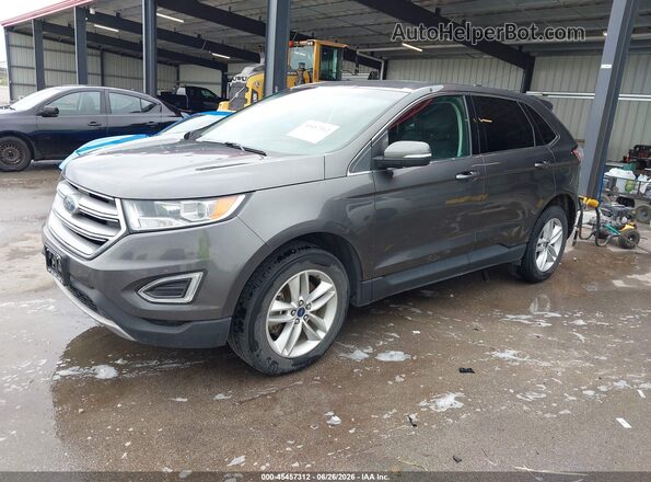 2FMPK4J98HBC42960 2017 FORD EDGE Gray Przód lewy