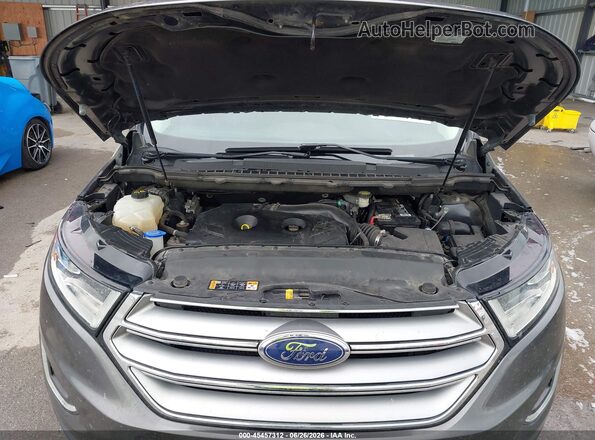 2FMPK4J98HBC42960 2017 FORD EDGE Gray Widok z tyłu