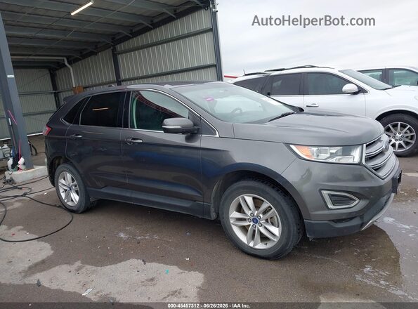 2FMPK4J98HBC42960 2017 FORD EDGE Gray Widok wnętrza z tyłu