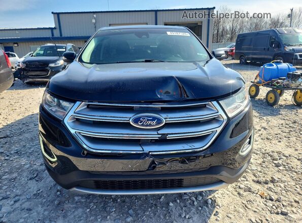2FMPK4J98JBB64220 2018 FORD EDGE Черный Вид спереди