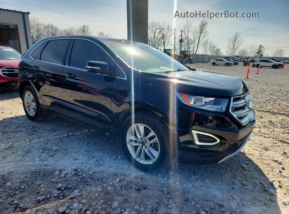 2FMPK4J98JBB64220 2018 FORD EDGE Черный Передняя правая четверть