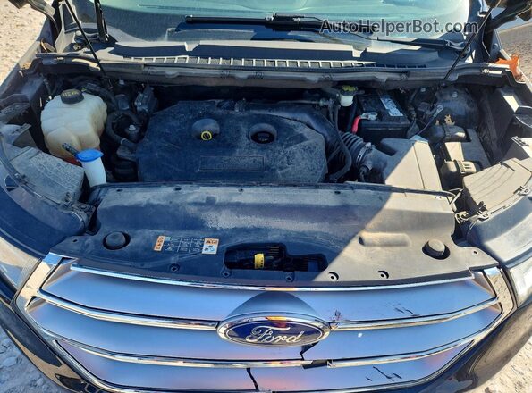 2FMPK4J98JBB64220 2018 FORD EDGE Черный Вид подкапотного пространства
