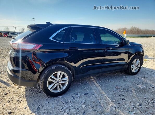 2FMPK4J98JBB64220 2018 FORD EDGE Черный Задняя правая четверть