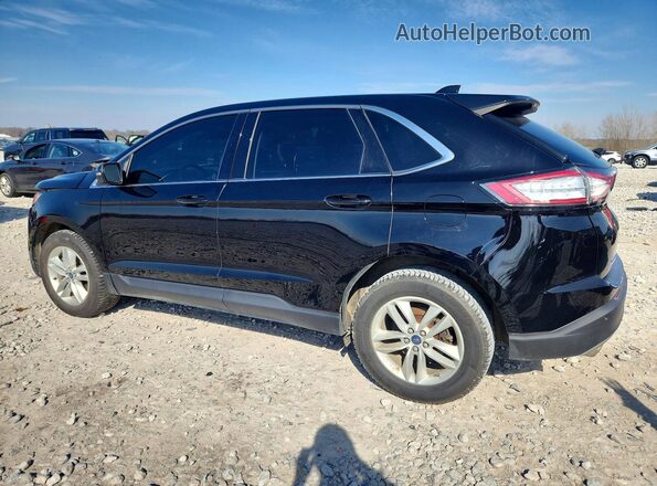 2FMPK4J98JBB64220 2018 FORD EDGE Черный Задняя левая четверть