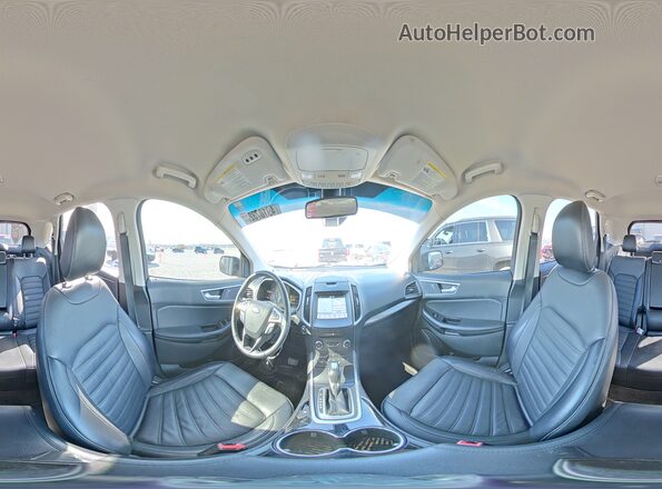 2FMPK4J98JBB64220 2018 FORD EDGE Черный Панорамный вид салона 360°