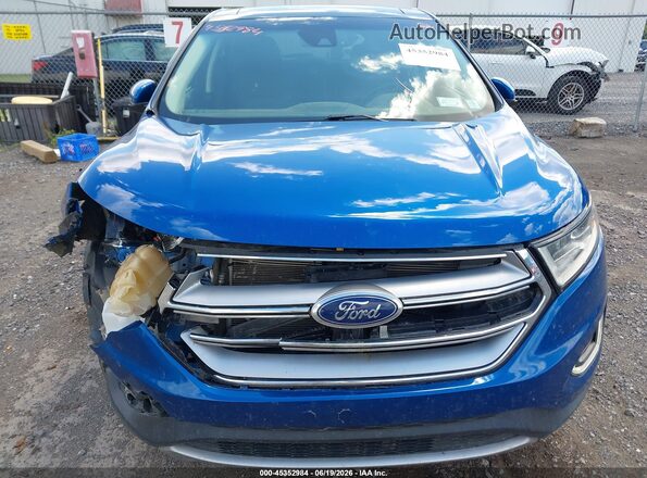 2FMPK4J98JBB97749 2018 FORD EDGE Blue 