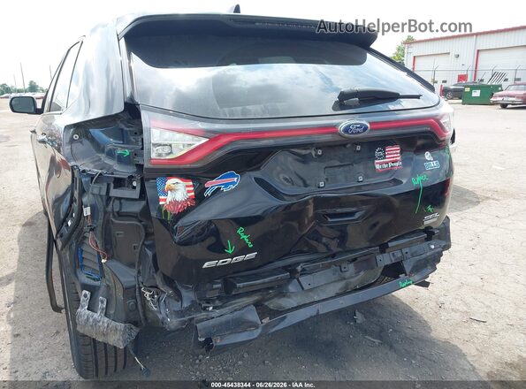 2FMPK4J98JBC27851 2018 FORD EDGE Black Front view