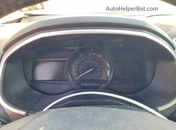 2FMPK4J98KBB94318 2019 FORD EDGE White Instrument cluster view