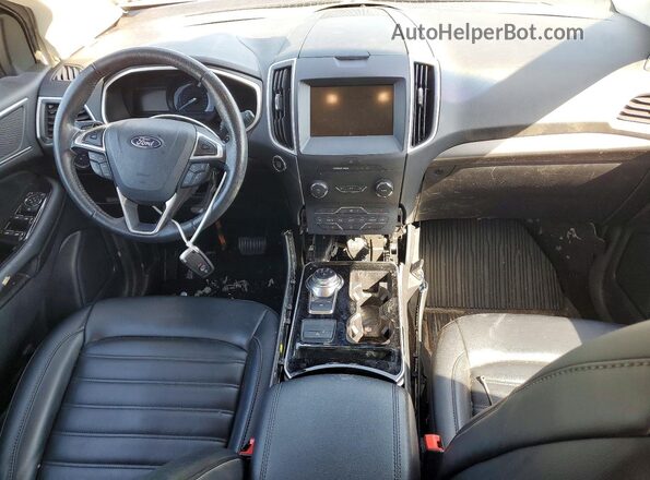 2FMPK4J98KBB94318 2019 FORD EDGE White Dashboard view
