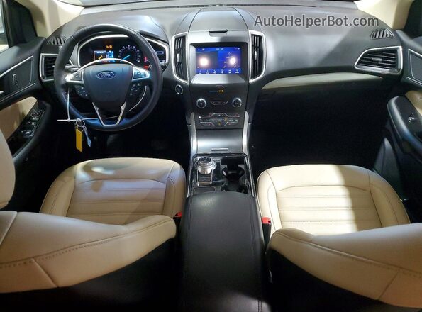 2FMPK4J98KBB96943 2019 FORD EDGE White Vista del salpicadero