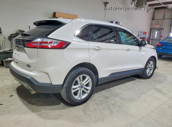 2FMPK4J98KBB96943 2019 FORD EDGE White Trasero derecho