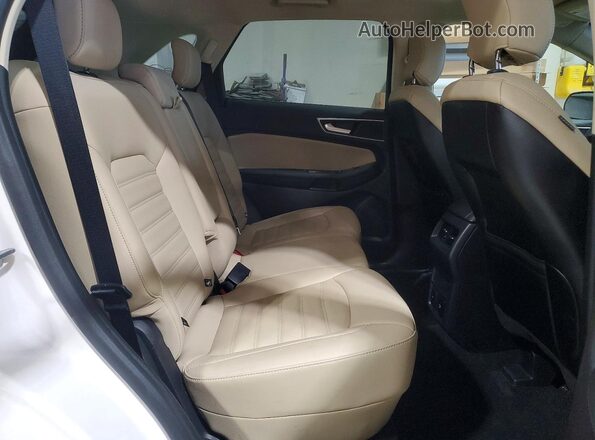 2FMPK4J98KBB96943 2019 FORD EDGE White Vista interior trasera