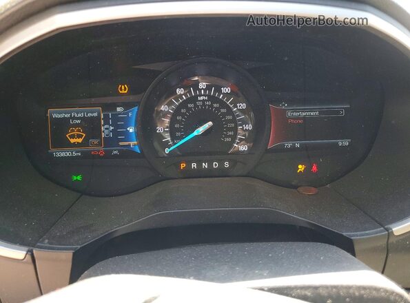 2FMPK4J98KBC26121 2019 FORD EDGE Бордовый Вид щитка приборов