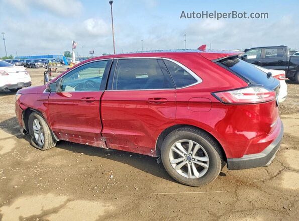 2FMPK4J98KBC34252 2019 FORD EDGE Red 