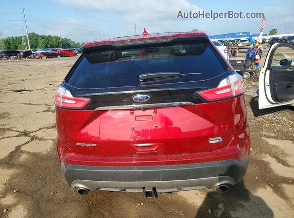 2FMPK4J98KBC34252 2019 FORD EDGE Red 