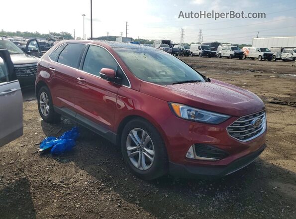 2FMPK4J98KBC34252 2019 FORD EDGE Red 