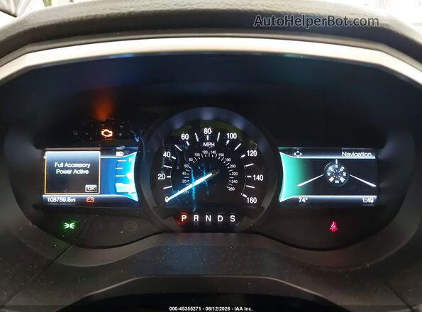 2FMPK4J98KBC40990 2019 FORD EDGE Black Հետևի նստատեղերի տեսք
