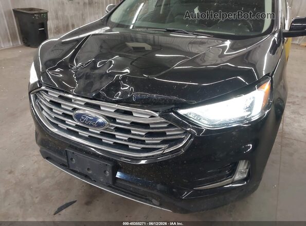 2FMPK4J98KBC40990 2019 FORD EDGE Black Դիմացի տեսք