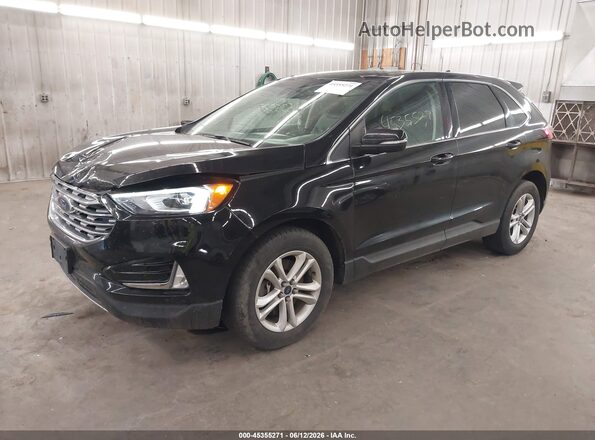 2FMPK4J98KBC40990 2019 FORD EDGE Black Առջևի ձախ երեք քառորդ տեսարան
