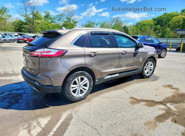 2FMPK4J98KBC45347 2019 FORD EDGE Gray Задня права чверть