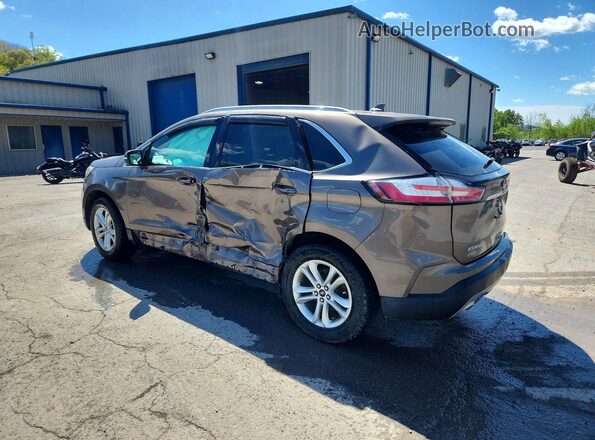 2FMPK4J98KBC45347 2019 FORD EDGE Gray Задня ліва чверть