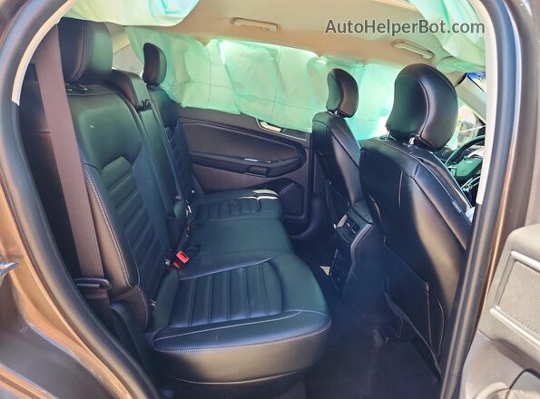 2FMPK4J98KBC45347 2019 FORD EDGE Gray Вид задньої частини салону