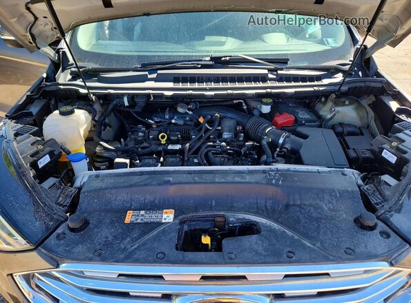 2FMPK4J98KBC45347 2019 FORD EDGE Gray Вид підкапотного простору