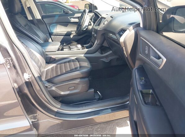 2FMPK4J98LBA55064 2020 FORD EDGE Серый Вид салона спереди