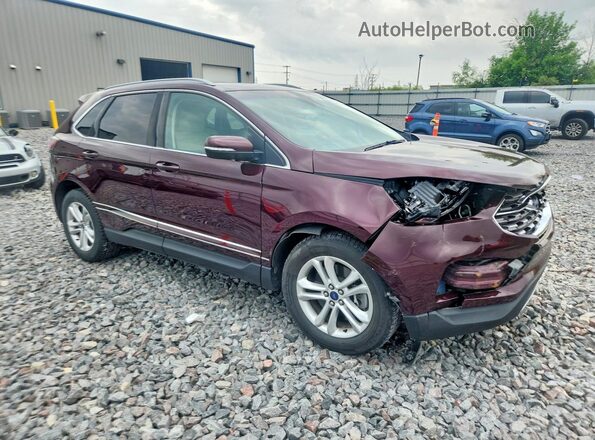 2FMPK4J98LBA81227 2020 FORD EDGE Темно-бордовый Передняя правая четверть