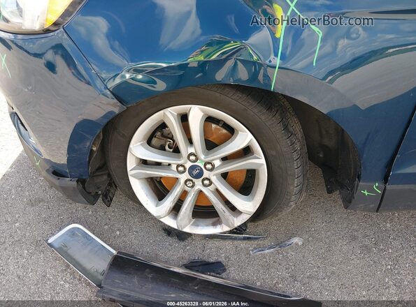 2FMPK4J98LBB06403 2020 FORD EDGE Blue Front view