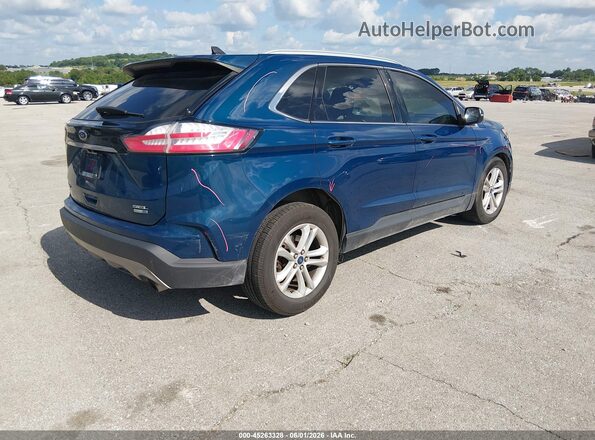 2FMPK4J98LBB06403 2020 FORD EDGE Blue Rear right