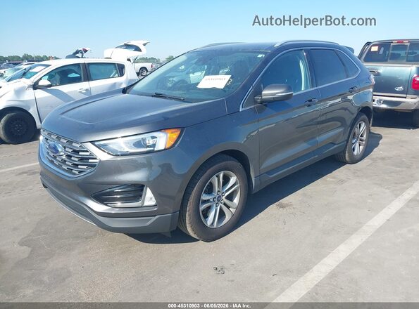 2FMPK4J98LBB18437 2020 FORD EDGE Gray Առջևի ձախ երեք քառորդ տեսարան