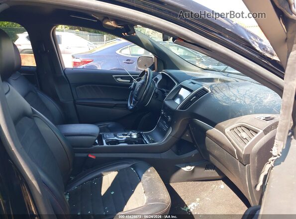 2FMPK4J98LBB47131 2020 FORD EDGE Black Widok wnętrza z przodu