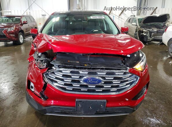 2FMPK4J98MBA19117 2021 FORD EDGE Red Вид спереду