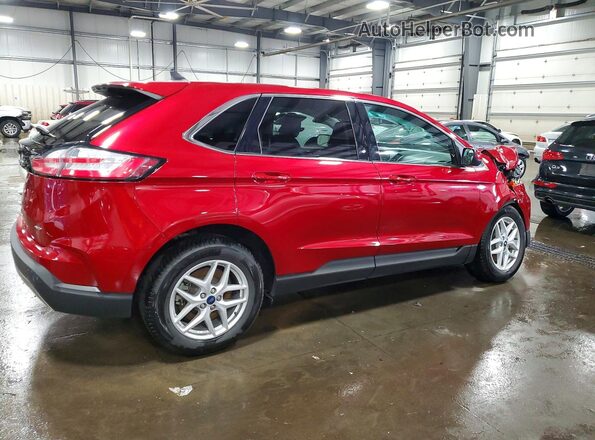 2FMPK4J98MBA19117 2021 FORD EDGE Red Задня права чверть