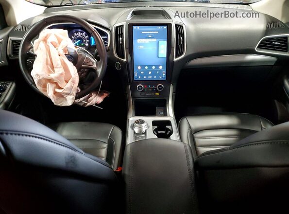 2FMPK4J98MBA19117 2021 FORD EDGE Red Вид панелі приладів
