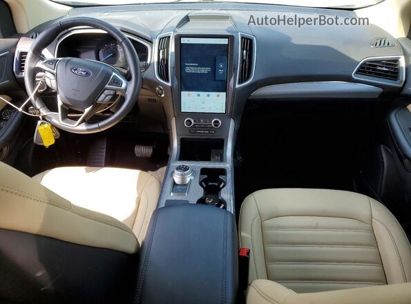 2FMPK4J98MBA22146 2021 FORD EDGE White წინა პანელის ხედი