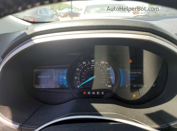 2FMPK4J98MBA39786 2021 FORD EDGE White Սարքավորումների վահանակի տեսք