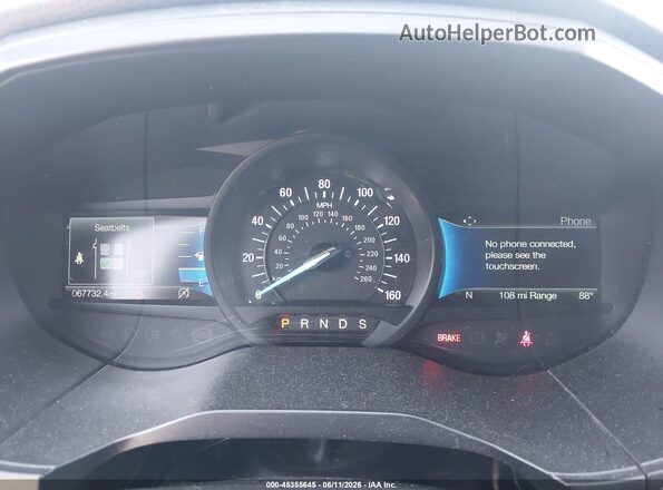 2FMPK4J98NBA29227 2022 FORD EDGE Black უკანა სავარძლების ხედი
