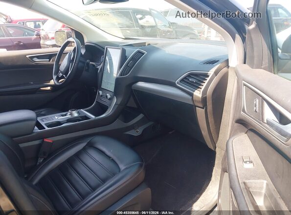 2FMPK4J98NBA29227 2022 FORD EDGE Black წინა სალონის ხედი