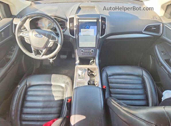 2FMPK4J98PBA17632 2023 FORD EDGE Silver Առջևի վահանակի տեսք
