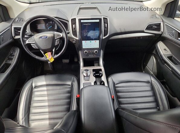 2FMPK4J98PBA31482 2023 FORD EDGE Black Dashboard view