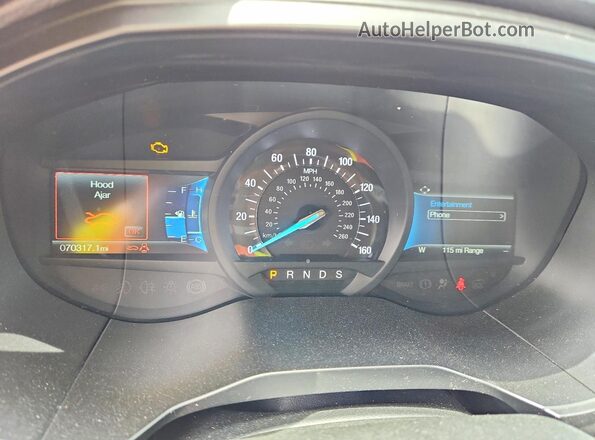 2FMPK4J98PBA31482 2023 FORD EDGE Black Instrument cluster view