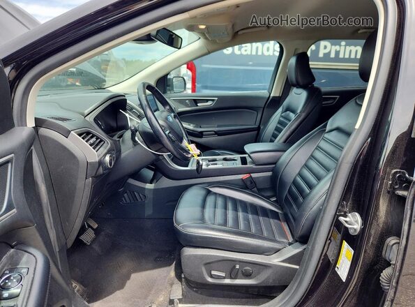 2FMPK4J98PBA31482 2023 FORD EDGE Black Front interior view